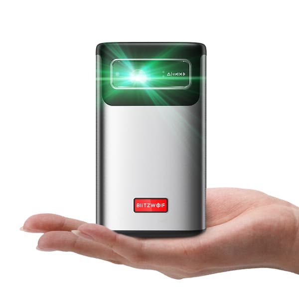 BW-VT2 ProMax DLP Miniprojektor WIFI6 Android TV Bluetooth 5.0 Autofokus Auto Keystone-korrigering Netflix YouTube Inbyggt batteri 3D-hemmabio utomhus