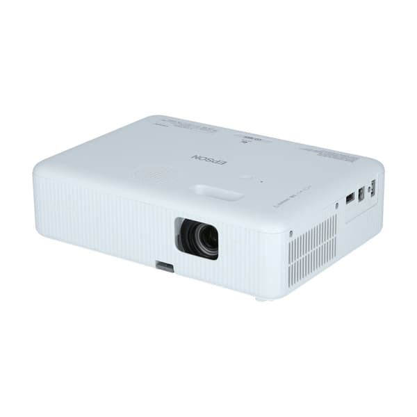 Epson CO-W01 Mobil projektor med WXGA-upplösning och 3000 lumen för mångsidiga användningsområden Svart, Vit