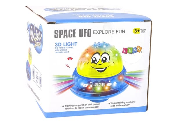 Vesipallo UFO LEDit iloinen musiikki vaaleanpunainen