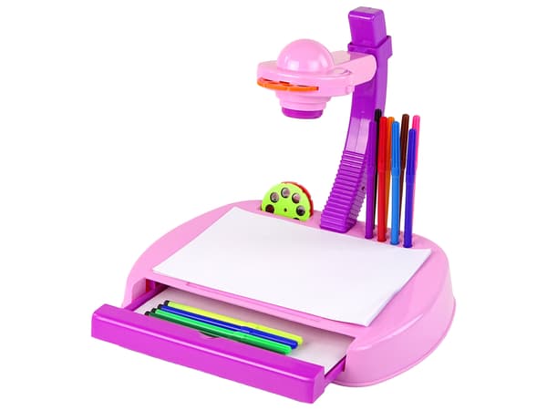 Projektor Tegnebord Pink Markers Skuffe