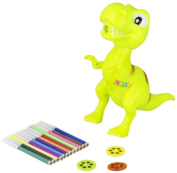 Dinosaur 2-i-1 målningsprojektor