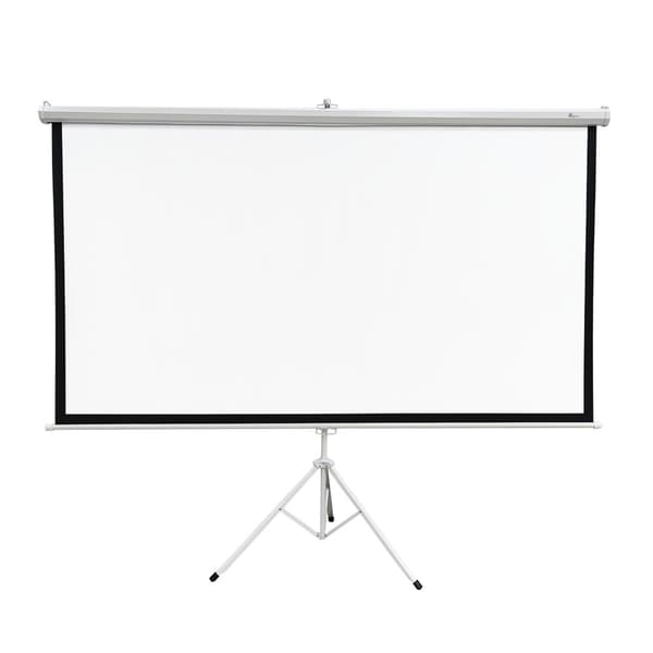 Extralink projektionsskærm 100" | Projektionsskærm | 16:9, 220x125cm, PVC, semi-automatisk rullende