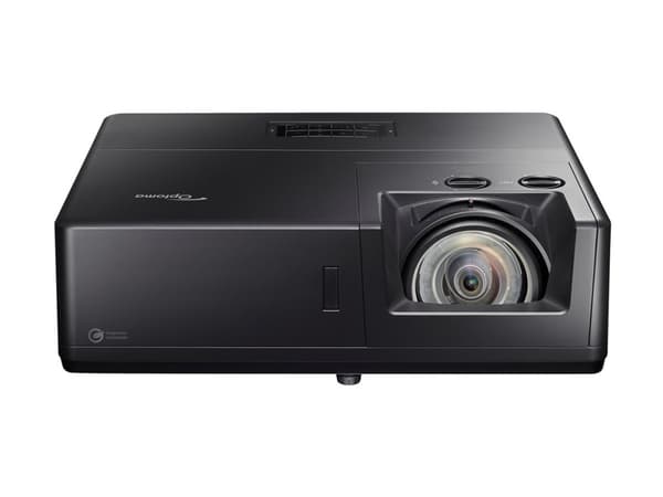 Optoma ZU507TST - DLP-projektor - laser - 3D - 5000 lumen - WUXGA (1920 x 1200) - 16:10 - fast objektiv med kort kastavstånd - LAN - svart