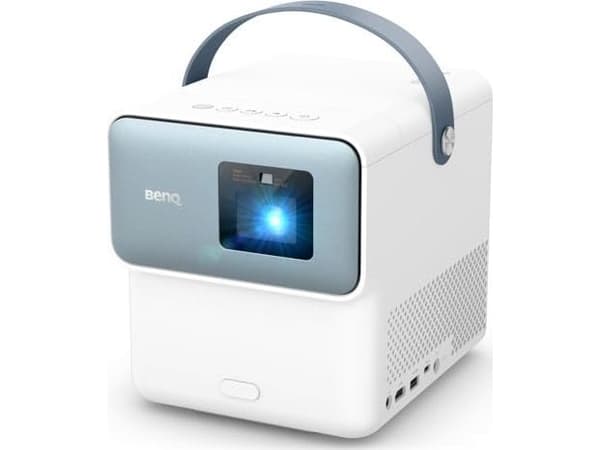 BenQ GP100 - DLP-projektor - LED - bärbar - 1000 ANSI lumen - Full HD (1920 x 1080) - 16:9 - 1080p - IEEE 802.11ax trådlös / AirPlay / Chromecast