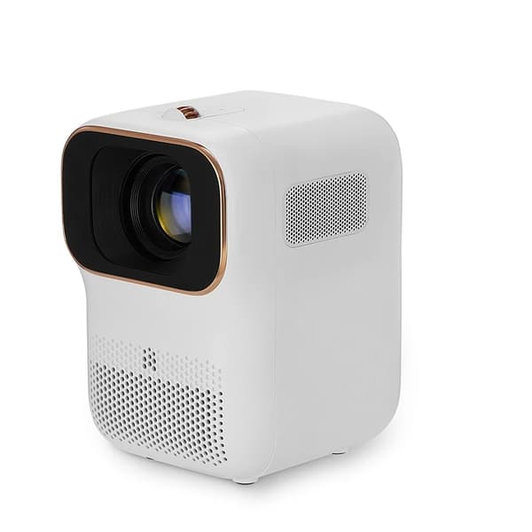 Mini Projektor, 1080P FHD, 250 ANSI Lumens, Smart Android System,Hvid, EU-stik