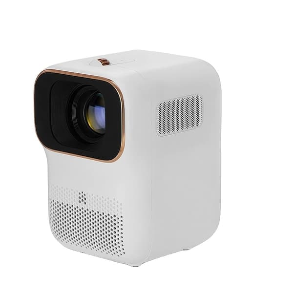 Mini Projektor, 1080P FHD, 250 ANSI Lumens, Smart Android System,Hvid, EU-stik