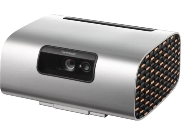 ViewSonic kannettava projektori ViewSonic M10 RGB Laser FHD 2200L HDMI USB-C USB-A WiFi musta, Hopea