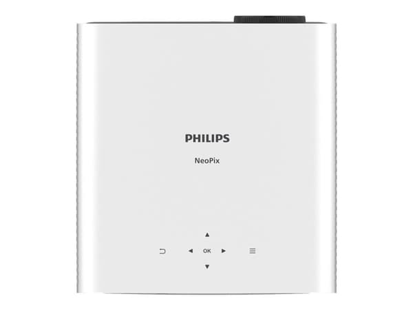 Philips NeoPix NPX750 - LCD-projektor - 700 lumen - Full HD (1920 x 1080) - 16:9 - 1080p - 802.11a/b/g/n/ac wireless / Bluetooth 4.2 - hvit