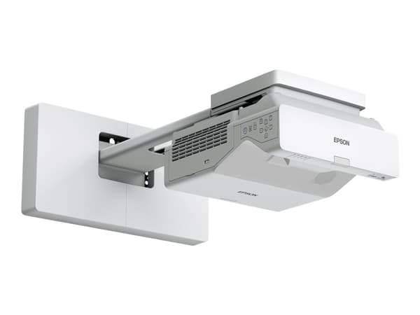 Epson EB-760WI - 3 LCD-projektor - 4100 lumen (hvit) - 4100 lumen (farge) - WXGA (1280 x 800) - 16:10 - ultrakortkast linse - 802.11a/b/g/n/ac trådlø
