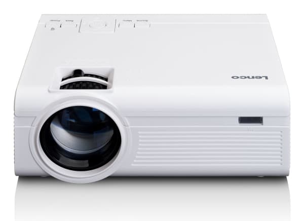 Lenco LPJ-280WH, 2800 ANSI-lumen, LCD, 800x480, 3000:1, 939,8 - 2540 mm (37 - 100"), 1 - 5 m