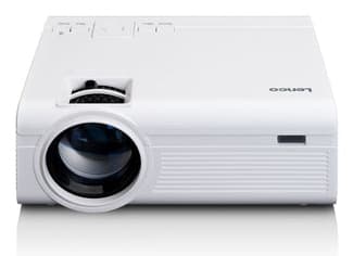 Lenco LPJ-280WH, 2800 ANSI lumenia, LCD, 800x480, 3000:1, 939,8 - 2540 mm (37 - 100"), 1 - 5 m Valkoinen