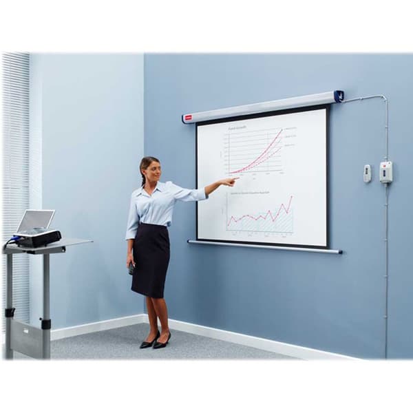 Kensington Nobo Electric 118´´ Projektionsskærm Elektrisk Projektionsskærm Hvid