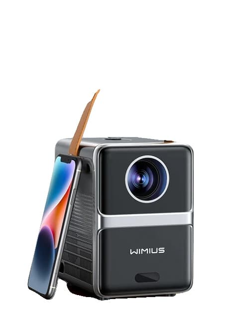 B�rbar teaterprojektor, 8000 lumen, 5G-anslutning, st�d f�r full HD, P61, EU-kontakt