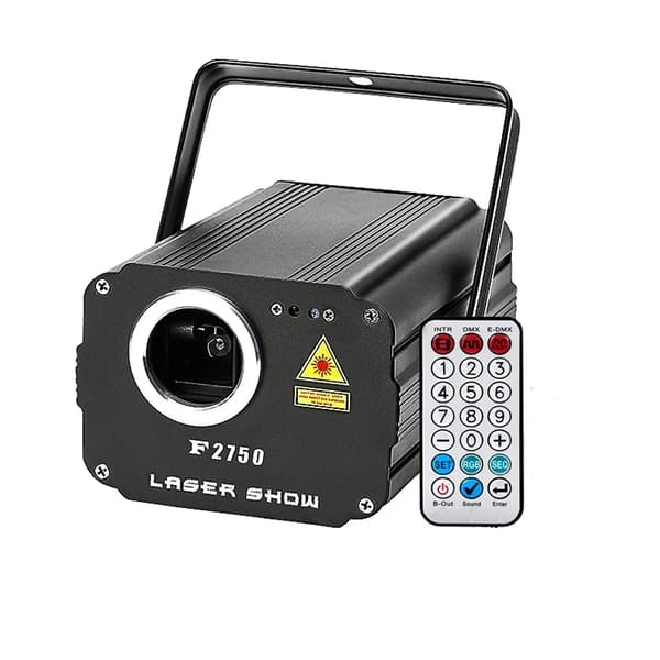 Scenlaserlampprojektor, 60W effekt, fullfärgs RGB-utgång,EU-kontakt, F2750