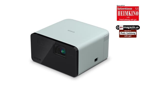 Epson EF-21G-projektor med Full HD-upplösning, 150-tums projektion och Google TV för en smart hemmabioupplevelse