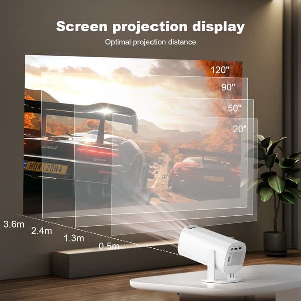 4K-projektori Dual WiFi Bluetooth HD Video LED -projektori kotiteatteriin