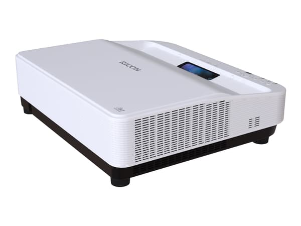Ricoh PJ UHL3660 - DLP-projektor - laser - 6500 lumen - 3840 x 2160 - 16:9 - 4K - fast objektiv med ultrakort kastavstånd - Wi-Fi / LAN / Miracast