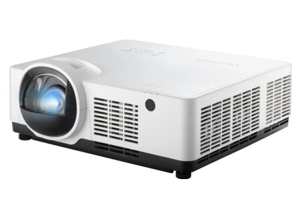Viewsonic LSC601WU-ST, 6000 ANSI lumen, 3LCD, WUXGA (1920x1200), 3000000:1, 16:10, 1397 - 4572 mm (55 - 180") Sort, Hvit