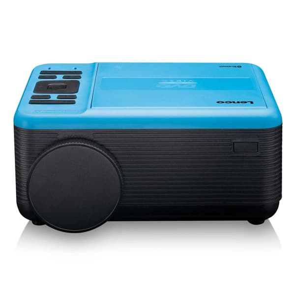 Lenco LCD-projektori, jossa on DVD-soitin ja Bluetooth® Sininen