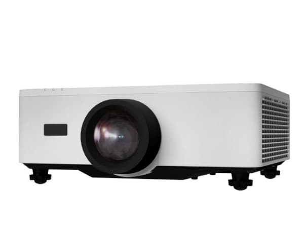 NEC P601Q, 6000 ANSI lumenia, DLP, UHD 4K (3840x2160), 3000000:1, 16:9, 1524 - 7620 mm (60 - 300") Valkoinen