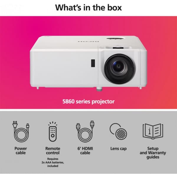 Ricoh PJ WXL5860 DLP WXGA laserprojektori