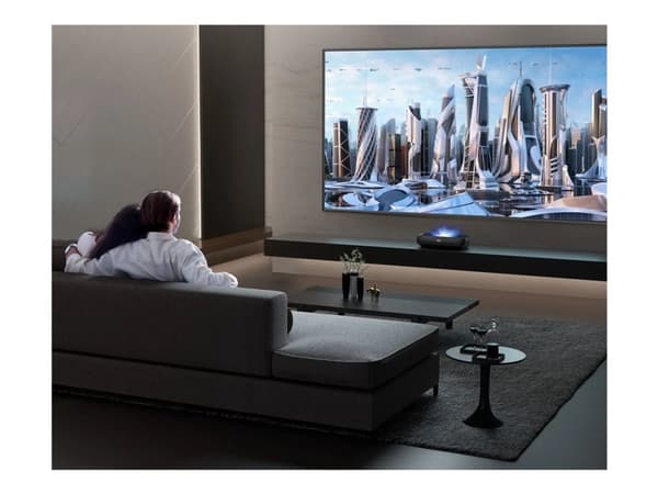 Hisense TriChroma Laser TV 120L9H - L9 Series - DLP-projektor - laser - 3000 ANSI lumen - 3840 x 2160 - 16:9 - 4K - objektiv med ultrakort kastavstån