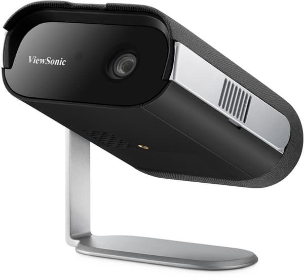 ViewSonic M1E Max Beamer med 1080p Full HD, Google TV och 360°-Projektion för mobil underhållning