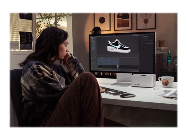 Apple Studio Display Standard glass - LCD-skärm - 27" - 5120 x 2880 5K - 600 cd/m² - Thunderbolt 3 - högtalare med subwoofer