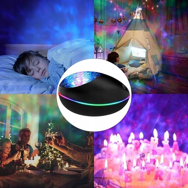 TÄHTIPROKTORI TÄHTIPROKTORI YÖLAMPPU LED-KAIUTIN USB BLUETOOTH KAUKOSÄÄDIN