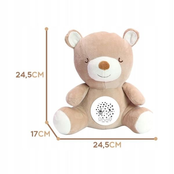 CHICCO PROJEKTOR NATLAMPE BAMSE MED PROJEKTOR 3I1 + VUGGEVISER