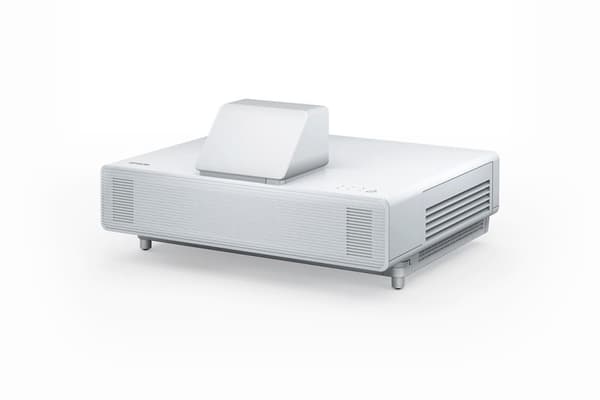 Epson EB-800F ultra-short throw-projektor med 5000 lumen, Full HD och briljant färgåtergivning för digital skyltning Vit
