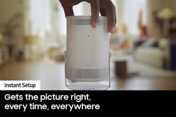 Samsung SP-LFF3CLAXXXH dataprojektor Ultra short throw-projektor DLP 1080p (1920x1080) Svart, Vit