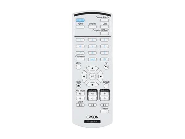 Epson EH-TW840 - 3 LCD-projektor - portabel - 4000 lumen (hvit) - 4000 lumen (farge) - Full HD (1920 x 1080) - 16:9 - 1080p - hvit