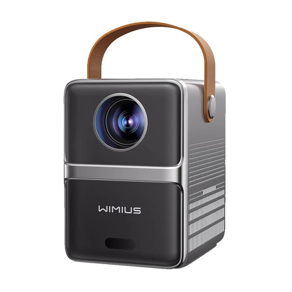 Kannettava LCD-projektori, 18000 lumenin kirkkaus, Bluetooth- ja WiFi-yhteys,kuin kuvassa, EU-plugi