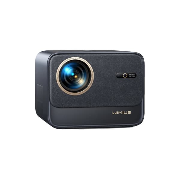 4K-understøttet projektor, 700 ANSI lumen, Full HD 1080p med Bluetooth og WiFi,sort, EU-stik