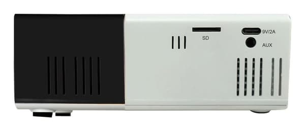 Denver PR-800B BLACK dataprojektor Projektor med kort projiceringsavstånd 15 ANSI lumen LED 320x240 Svart, Vit