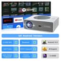 Miniatyrbillede 2 af 2: 4K Android Projektor, 28000 Lumen Lysstyrke, Bluetooth Fjernbetjening,Q11 Android