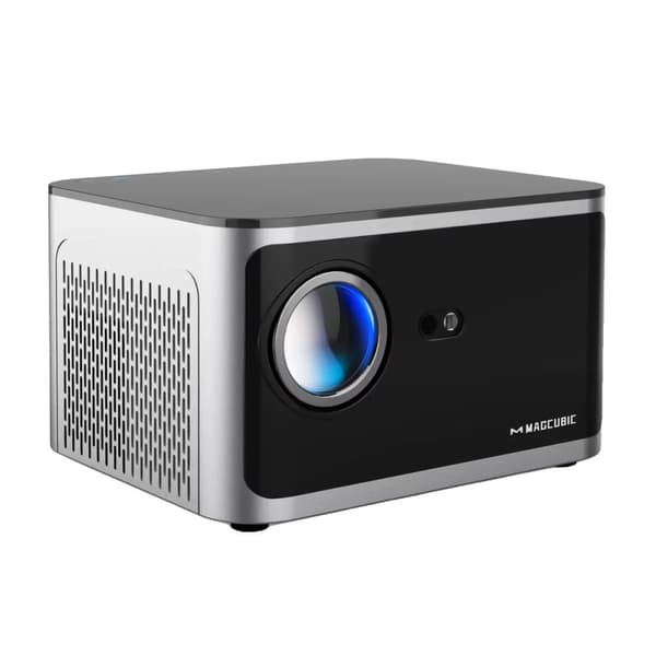 Smart projektor, inbyggd 1080P-upplösning, 580 ANSI-lumen ljusstyrka,EU-plugg, HY350-Uppgraderad