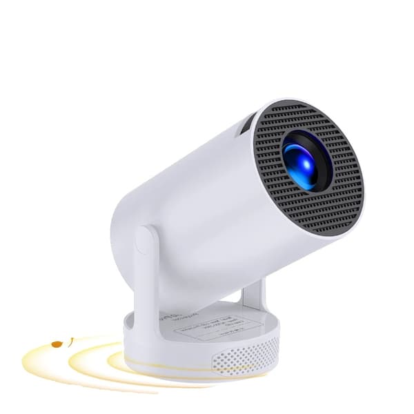 Mini projektor, 280 ANSI lumen, 1280 x 720 upplösning,HY300 PRO HIFI, EU-kontakt