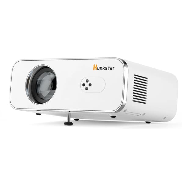 Projektor, 1000 ANSI Lumen, Native 1080P Opløsning,Hunkstar P3