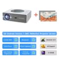 Miniatyrbillede 2 af 2: 4K Android Projektor, 28000 Lumen Lysstyrke, Bluetooth Fjernbetjening,Android og skærm