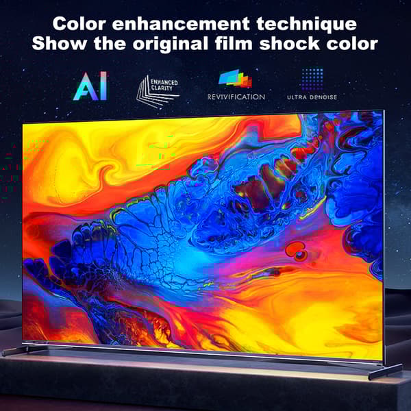ThundeaL Full HD Projektor, 21000 Lumen Lysstyrke, 2K/4K Understøttelse,Android-version