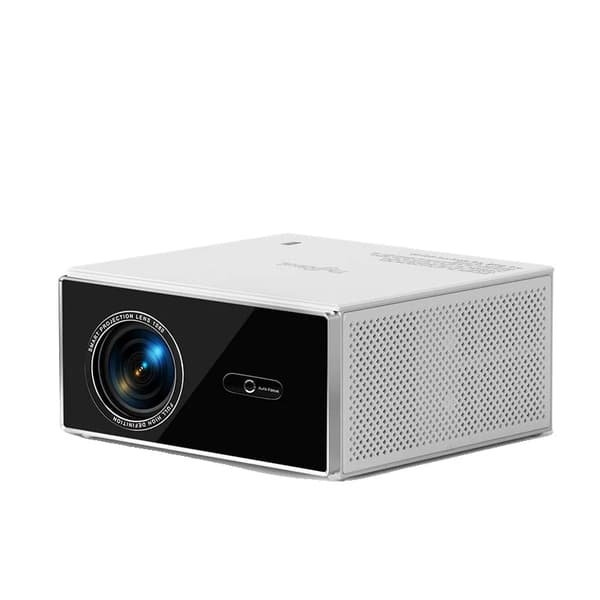 Full HD projektor, 19000 lumen lysstyrke, automatisk fokus og keystone-korrektion,Android-version
