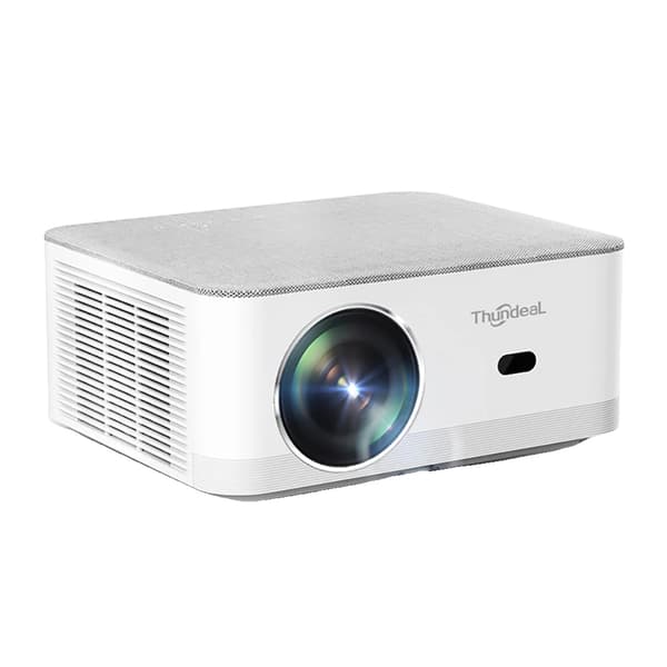 Fuld HD Projektor, 12000 Lumen Lysstyrke, WiFi og Bluetooth Forbindelse,Android Version