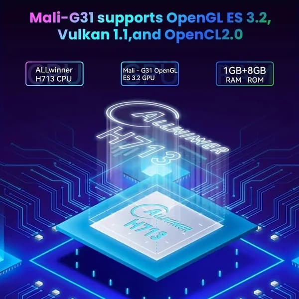 OBOSOE 4K projektor HY300 Pro – Android 11, 5G WiFi, Bluetooth 5.2, 180° drejelig, automatisk vandret justering