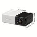 Miniatyrbillede 3 af 7: OBOSOE miniprojektor 720P HD med 3D-teknologi – USB/AV/IOS/Android-kompatibel