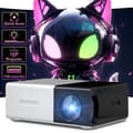 Miniatyrbillede 2 af 7: OBOSOE miniprojektor 720P HD med 3D-teknologi – USB/AV/IOS/Android-kompatibel