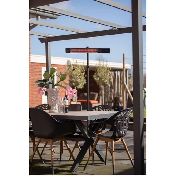 Sunred fritstående varmeapparat Royal Diamond Dark 2500 W sort
