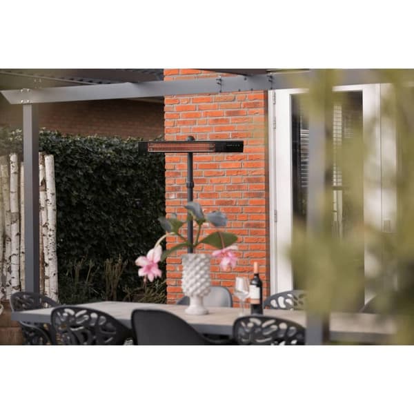 Sunred fritstående varmeapparat Royal Diamond Dark 2500 W sort