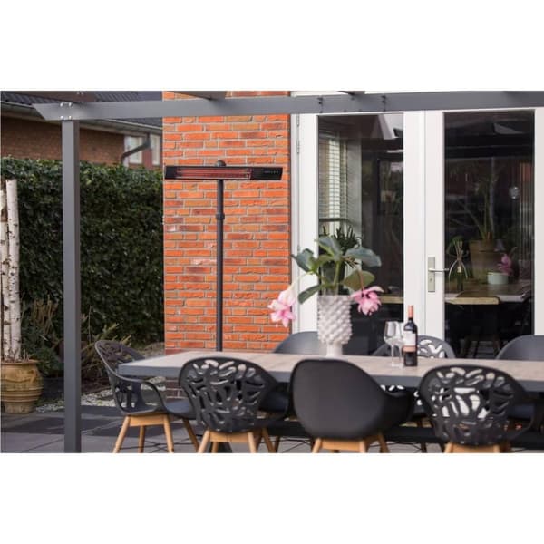 Sunred fritstående varmeapparat Royal Diamond Dark 2500 W sort